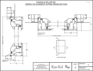 700 Casement Cross Section